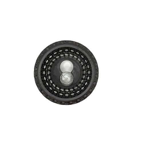Betta Bulb Hide 2.0 | Betta Rest Fish Tank Ornament Large | Aquarium Cave with Suction Cup for Small Fish Tank, Betta Habitat, Shrimp Hideout, Aquatic Decor Large (Stealth Black) - color: Stealth Black