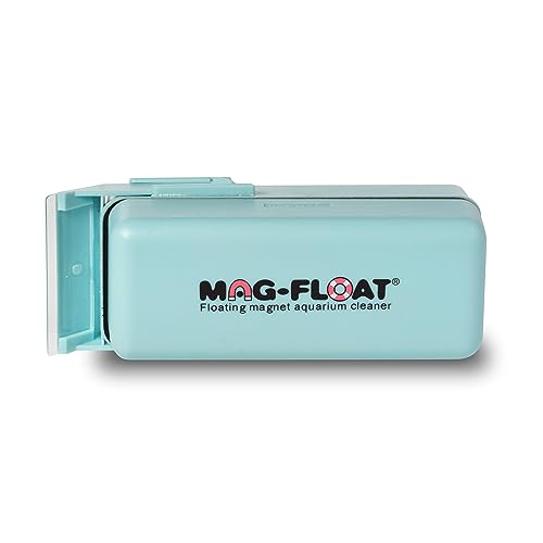 Mag-Float XL Extra Large Acrylic Aquarium Algae with Scraper Cleaner | Magfloat Floating Magnetic Fish Tank Magnet Cleaning Scrubber Brush Tool for Freshwater Saltwater Marine Reef Tanks - size: Extra Large
