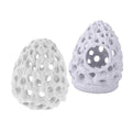 BETOOKY 2pcs Aquarium Shrimp Dome Hideout with Feeding Cave, Porous Reef Rock Fish Tank Decoration for Breeding and Shelter, Suitable for Betta and Small Shrimp Habitat