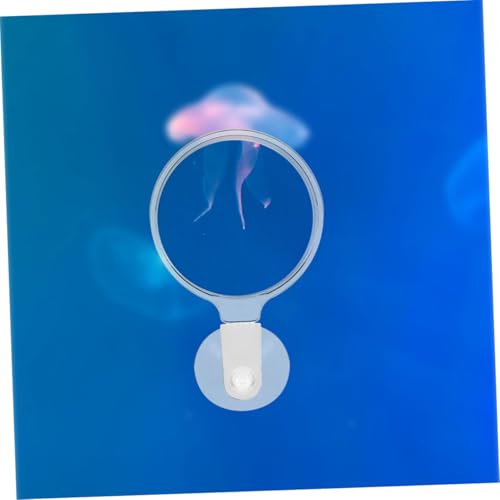 Abaodam Acrylic Fish Tank Magnifying Glass with Strong Suction Cup for Clear Observation of Small Animals Plants and Micro Landscapes in Aquariums and Home Tanks