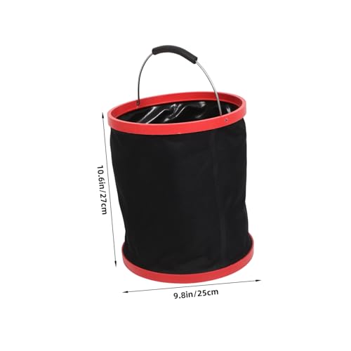 Unomor Foldable Car Wash Bucket Heavy-Duty Cleaning Container Handle for Outdoor Activities Fishing Camping and Vehicle Washing