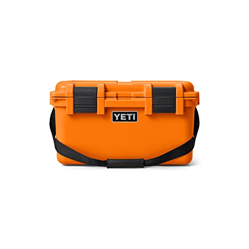 YETI LoadOut GoBox Collection, Divided Waterproof Cargo Case, Dry Box, Camera Case, Fishing Tackle Box - color: King Crab, size: GoBox 30