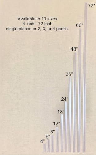 Heavy Duty Piano Hinge 3/16"(4.5mm) or 1/8"(3mm) 8 inch, 2 Pack - Durable PVC Plastic Hinges, Secure Plexiglass Connectors, Easy Assembly Golf Cart Windshield Hinge, Drum Shield, Acrylic Hinges - size: 8 Inch