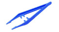 Disposable Sterile Forceps Tweezers 5inch 125mm length Individually Wrapped Solid Blue Pack of 100 - style: Solid Blue (Pack of 100)
