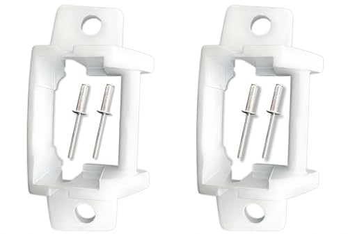 Rv Foot Pedal Die Cast 3310811.009B Kit - Arm Mounting Bracket (2 White Brackets) - color: 2White【H】