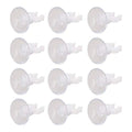 MroMax Aquarium Suction Cup Clips Airline Tubing Hose Heater Clips Clamps Holder for Fish Tank Clear 12mm to 14mm 12Pcs - size: 12pcs 12mm to 14mm