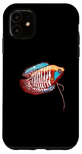 iPhone 11 Dwarf Gourami Aquarium Design for Fishkeeping Fans Case