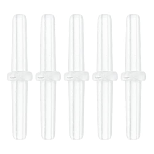 5 Pcs Plastic Hose Barb Fitting 1/8" Stright Barb Hose Connector Clear PP - size: 1/8 Inch