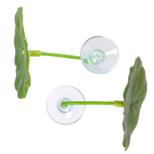 3 Pcs Betta Fish Leaf Hammock Soft Aquarium Decor Plastic Plants Practical Resting Spot Betta Fish Tank Decoration for Sleeping Resting Hiding Playing