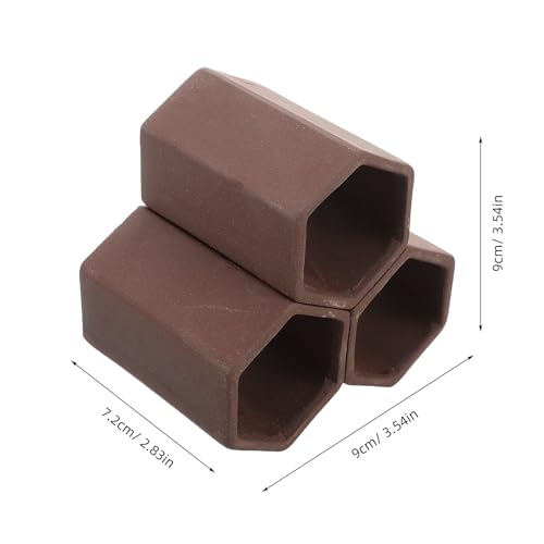 VICASKY Shrimp Cave Decor Aquarium Pottery Hideaway Tube for Spawning Shelter Fish Tank Accessories Breeding Habitat Ornament