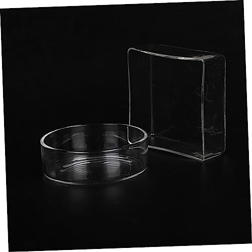 5pcs Crystal Shrimp Feeder Dish Round Shrimp Food Basin Aquarium Fish Feeder Feed Dish Tank Bowl - size: Size 2