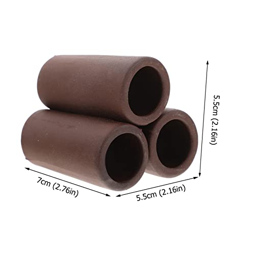 2pcs Shrimp House Clay Pot for Aquarium Decoration Natural Fish Tank Adornment for Freshwater Environments Aquatic Atmosphere Non- Material for Shrimp Breeding