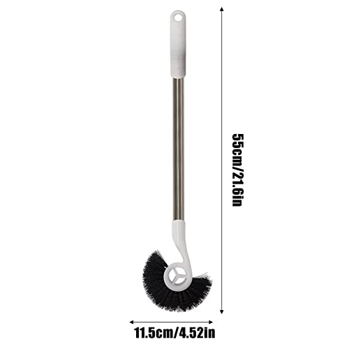 Fish Tank Cleaning Brush, Long Handle Aquarium Cleaning Tool, Reusable Algae Scrapers Cleaner Tools, Cleaning Aquarium Brushes for Cleaning Glass - color: 55cm
