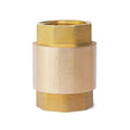 ChillWaves Brass In-Line Spring Check Valve DN50 2" Female Thread, One-Way Non-return Vertical Check Valve for Backflow Prevention(1-PACK) - size: 2" Female x 2" Female(DN50), style: PACK OF 1