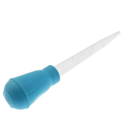 2pcs Water Absorber Light Blue Extension Manual Aquarium Cleaning Tool, Aquarium Water Changer, for Aquarium Waste Remover, Aquarium Bottom Gravel Waste Cleaner, Coral Feeder