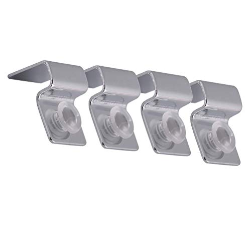 POPETPOP 4pcs Fish Tank Accessories Aquatainer Acrylic Fish Tank Aquarium Clips Aquarium Lid Support Holder Acrylic Aquarium Fish Tank Stand Fish Tank Lid Support Glass Stainless Steel