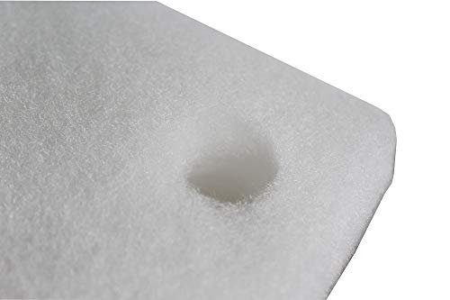 Penn-Plax Cascade Bio-Floss Replacement Poly Fiber Floss Pads for Cascade 1200 & 1500 Canister Aquarium Filters – 6 Pack, White (CCF331) - style: Cascade 1200 or 1500 Canister Filters