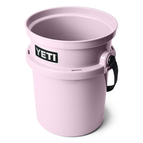 YETI Loadout 5-Gallon Bucket, Impact Resistant Fishing/Utility Bucket - color: Cherry Blossom