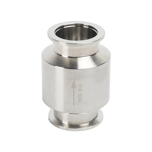 KF-40 Vacuum Pump Check Valve, Stainless Steel 304, Non-Return One Way for Vacuum Pump(KF-40 Flange 55mm)