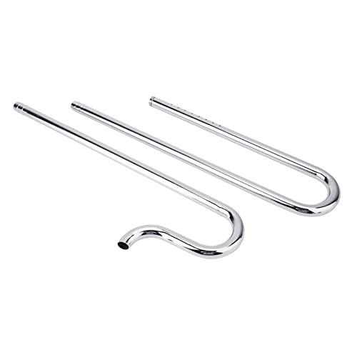 Aquarium Inflow Pipe, Lily Pipe Skimmer Stainless Steel Outflow Oil-Film Skimmer Filter Pipe Fish Tank Supplies (16/22mm)