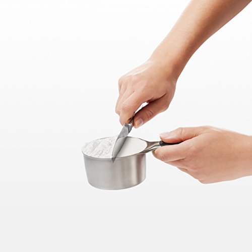 OXO Good Grips Stainless Steel Measuring Cups and Spoons 8-Piece Set,4 Cups and 4 Spoons,(Pack of 2) - size: 8 count (pack of 2), style: Set