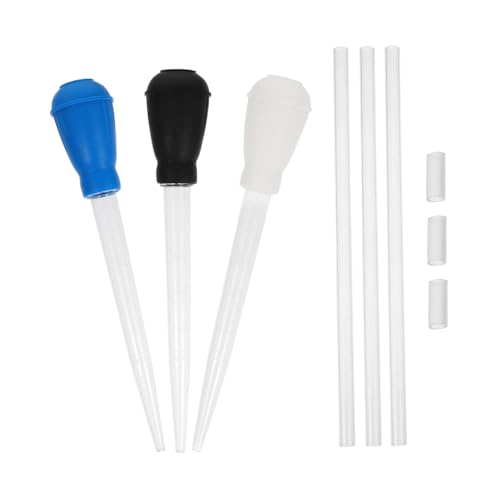 Beaupretty 3pcs Fish Tank Cleaning Tool Nozzle Siphon Compact Waste for Aquatic Plants and Pets Lightweight Manual Cleaner Easy to Store and Use
