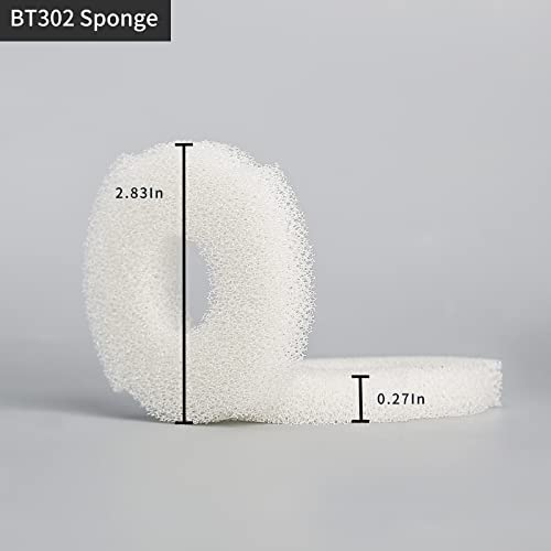 UPETTOOLS Aquarium Bio-Sponge Filter Sponge (BT302 Replacement Sponge) - 3 PCS - size: BT302 Sponge