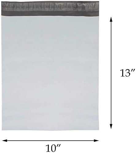9527 Product Poly Mailers Envelopes Shipping Bags Self Sealing,10"x13", 10000 Bags - color: White, size: 10"x13"|10000Pcs
