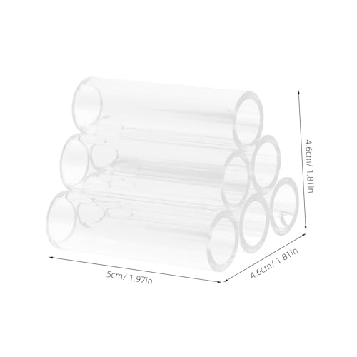 YARNOW 6holes Acrylic Shrimp Breeding Tube Versatile Fish Tank Shelter for Shrimp Turtles and Aquatic Pets Aquarium Decor for Enhanced Viewing