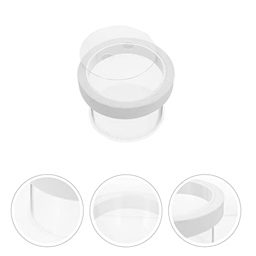 Mipcase Floating Aquarium Breeding Box Fish Tank Hatchery Openable Cover Easy Removal and Floating Design for Isolating Small Fish and Eggs - color: White