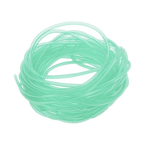 Aquarium Air Tubing, Silicone, 39.37 Feet, Green, 4mm ID, 6mm OD, 1pc - color: Green, size: 39.37 Feet