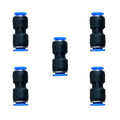 5/16" OD x 1/4" OD Pneumatic quick Connector Push to Connect fittings Straight reducer Union/Coupler (Pack of 5) - size: 5/16" x 1/4", style: Straight Union
