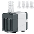 Pawfly 210 GPH Fountain Pump, 15 W Submersible Water Pump with 5.2 ft. High Lift and 4 Nozzles, Quiet Water Fountain Pump for Aquarium Fish Tank Waterfall Pond & Hydroponics - style: 210 GPH