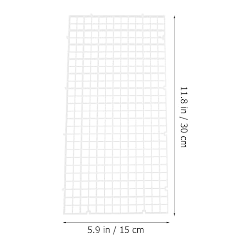 Tofficu Fish Tank Divider 3pcs Acrylic Isolation Board 30x15cm with 10 White Suction Cups Aquarium Breeding Partition for Small Fish Separation