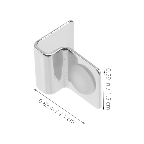 8pcs Stainless Steel Fish Tank Lid Clips Rimless Aquarium Glass Cover Support for Stable Performance and Enhanced Protection Durable Aquarium Supplies