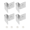 4Pcs Aquarium Lid Clips Aquarium Fish Tank Glass Cover Clip Support Holder Clamps Clear Acrylic Fish Tank Accessories 5mm