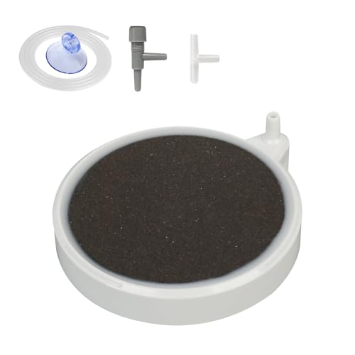 boxtech Air Stones for Fish Tank - 3.2 Inch Aquarium Ultra-High Dissolved Oxygen Diffuser Bubbler, Nano Oxygen Aerator Stone for 30-70 Gallon Hydroponics and Aquarium (Air Pumps not Included) - size: 3.2 inch for 30-70 gallon tanks