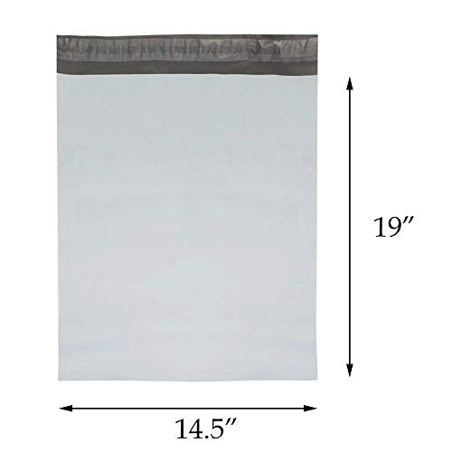 9527 Product Poly Mailers 14.5x19 Envelopes Shipping Bags Self Sealing, 2000 Bags - color: White, size: 14.5"x19"|2000Pcs