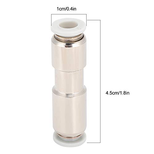 Aquarium One Way Check Valve, Anti Corrode Return Check Valve Metal Direct Connection Pipe for Fish Air Diffuser Connection