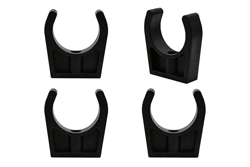 Vinland Marine Boat Stowage Clip for Ø1, Ø1-1/4, Ø1-1/2, Fishing Tool Holder, Fishing Rod Holder Clips, Boat Hook Holder Boat Ladder Clip Boat Paddle Holder Boat Tool Holder - size: For Ø1-3/4"