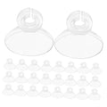Abaodam 40pcs Fish Tank Accessories Aquarium Hose Clamp with Cup Soft Card Slot Design for Oxygen Tubing and Easy to Install for Aquariums