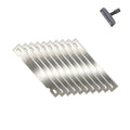 Carefree Fish Aquarium Scraper Blades 10Pcs for 4IN1 6IN1 7IN1 9IN1 Cleaning Tools Long Handle Algae Cleaner