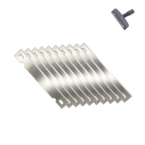 Carefree Fish Aquarium Scraper Blades 10Pcs for 4IN1 6IN1 7IN1 9IN1 Cleaning Tools Long Handle Algae Cleaner