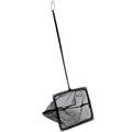 AQUANEAT Aquarium Net with Extendable Long Handle, Adjustable Wastes Skimming Cleaning Tools for Fish Tanks, 6 inch - size: 6 Inch