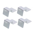 FRCOLOR 16pcs Stainless Steel Fish Tank Lid Holder Durable Aquarium Cover Bracket Supports Practical Clips for Various Tanks Easy to Use for Heat Preservation Cleaning
