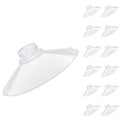12 Pieces 2.2 inch Large Clear Suction Cups for Glass, Thick Without Hooks Without Holes, Professional Heavy Duty Sucker for Home Organization Window Decoration Bathroom Kitchen Bird Feeder - size: 2.2"+no-hooks"