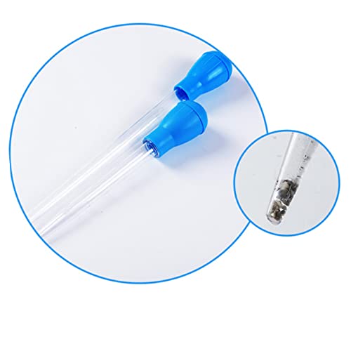 GANAZONO 2pcs Fish Tank Cleaner Water Changer Pipet Manual Aquarium Cleaning Tools Droppers Stackable Fish Tank Aquarium Tank Kit Fish Dropper Blue - size: 43.00X4.50X4.50CM