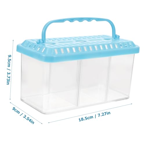 VICASKY Transparent Fish Breeding Box Multi Functional Isolation Tank for Fish Betta Shrimp Design for Easy Observation Aquarium Breeder Container