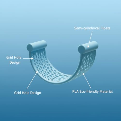 Betta Hammock Floating Decor and Resting Hideout for Betta Fish Tank Accessories Small Aquarium and Nano Tanks (Ice Blue) - color: Ice Blue