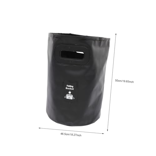 Alipis Foldable Water Bucket 20L Multi-Purpose Collapsible Container for Camping Fishing Car Washing Portable Outdoor Water Holder Easy Storage